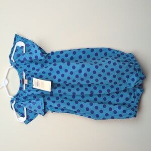 Tea Collection Polka Dot Flutter Bubble Romper 18-24M
